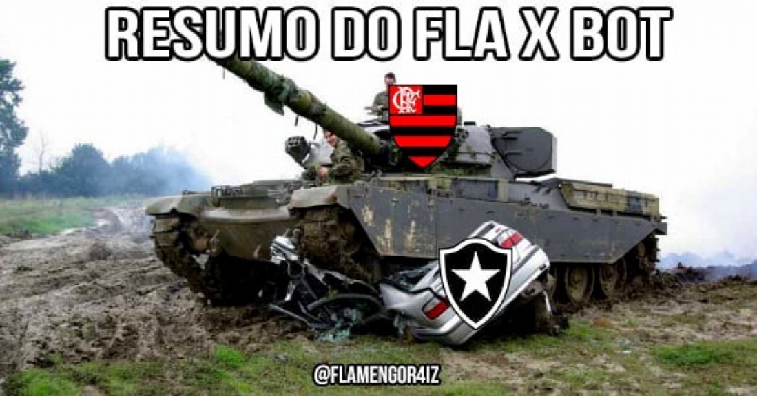 As melhores zoações da vitória do Flamengo sobre o Botafogo