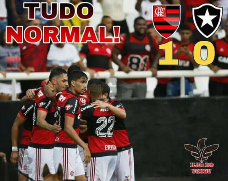 As melhores zoações da vitória do Flamengo sobre o Botafogo
