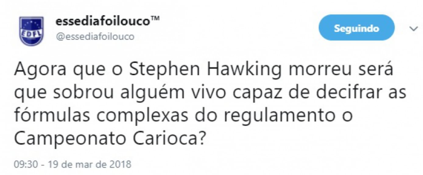 Internet faz piadas com regulamento confuso do Campeonato Carioca