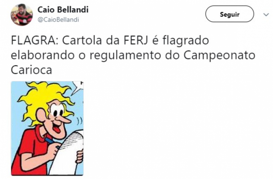Internet faz piadas com regulamento confuso do Campeonato Carioca