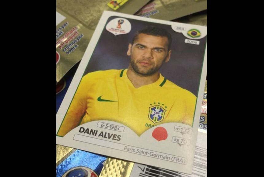 Figurinha - Daniel Alves