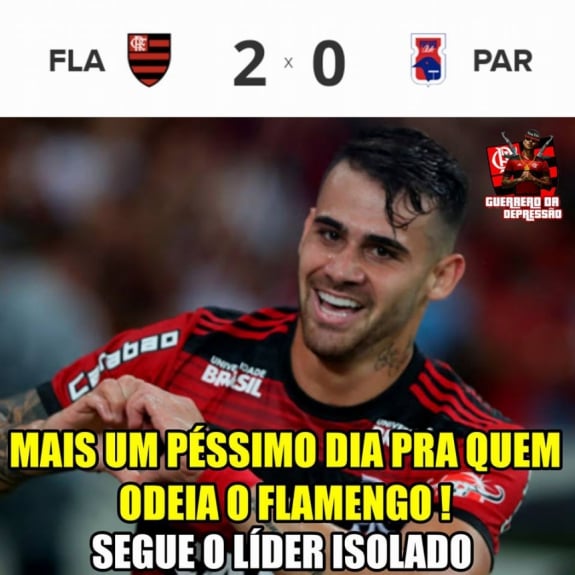 Os memes da vitória do Flamengo diante do Paraná