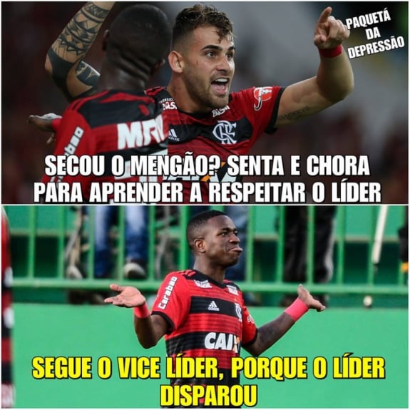 Os memes da vitória do Flamengo diante do Paraná
