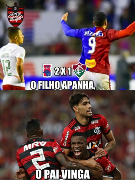 Os memes da vitória do Flamengo diante do Paraná