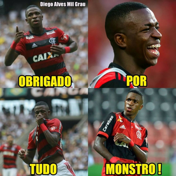 Garotos do Ninho s&atilde;o exaltados pelos rubro-negros