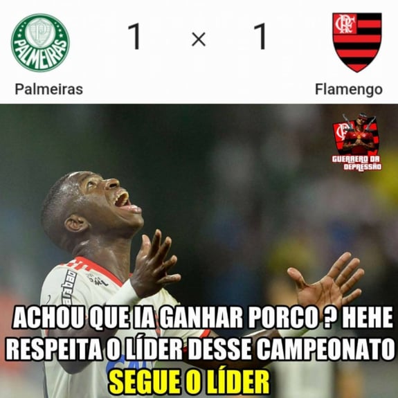 Memes: Palmeiras 1 x 1 Flamengo