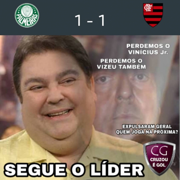 Memes: Palmeiras 1 x 1 Flamengo