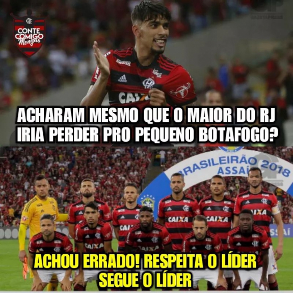 Os memes de Flamengo 2 x 0 Botafogo