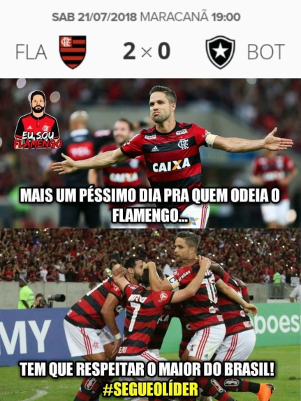 Os memes de Flamengo 2 x 0 Botafogo