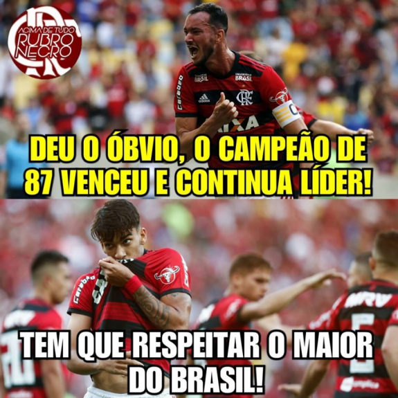 Os melhores memes de Flamengo 4 - 1 Sport