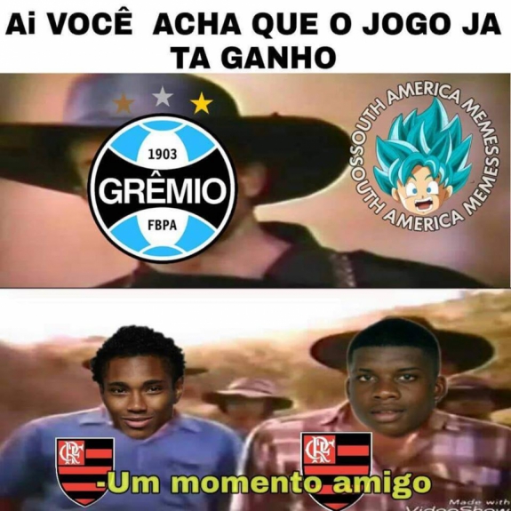 Os melhores memes do empate entre Gr&ecirc;mio e Flamengo
