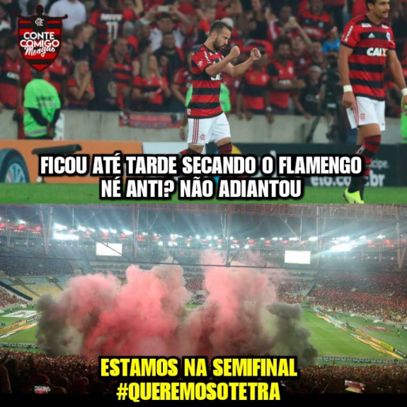 Os melhores memes da vit&oacute;ria do Flamengo diante do Gr&ecirc;mio
