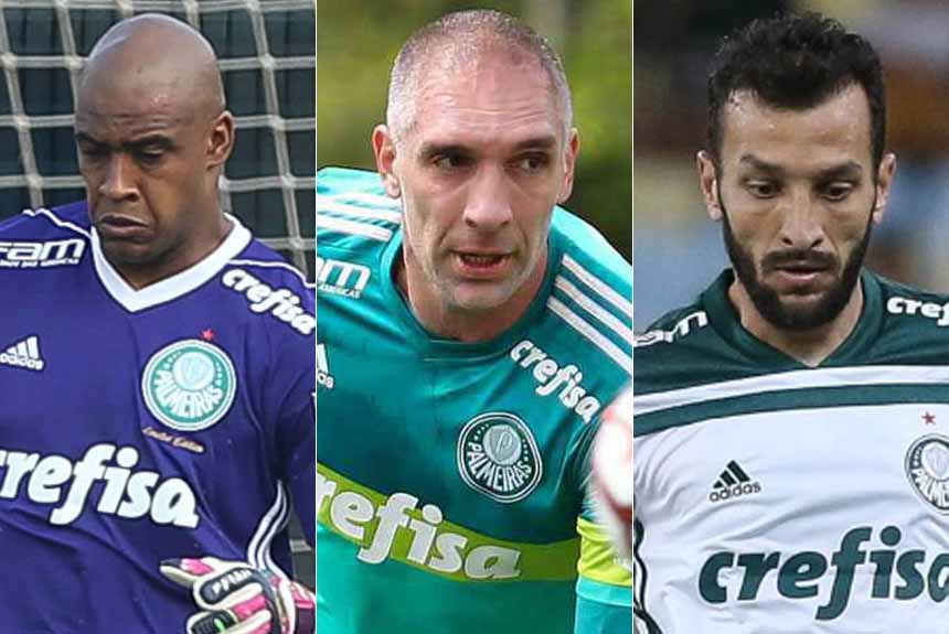 Palmeiras: Ja&iacute;lson/ Fernando Prass / Ed&uacute; Dracena
