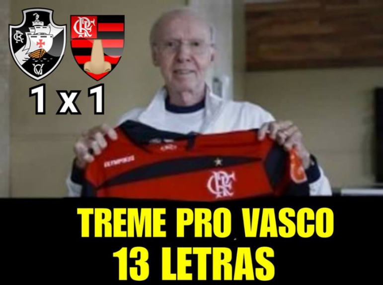 Os memes do empate entre Vasco e Flamengo em Bras&iacute;lia