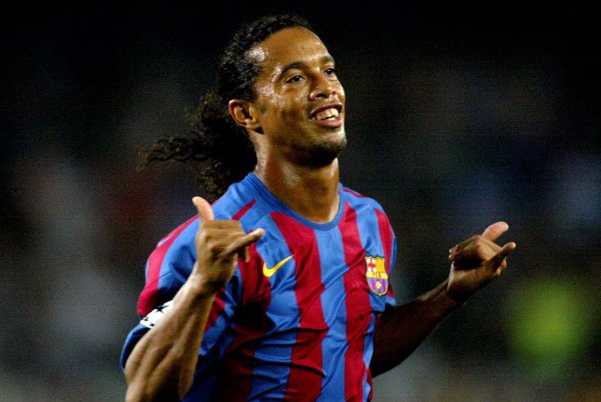 Ronaldinho- Barcelona 4x1 Udinese - 2005/2006