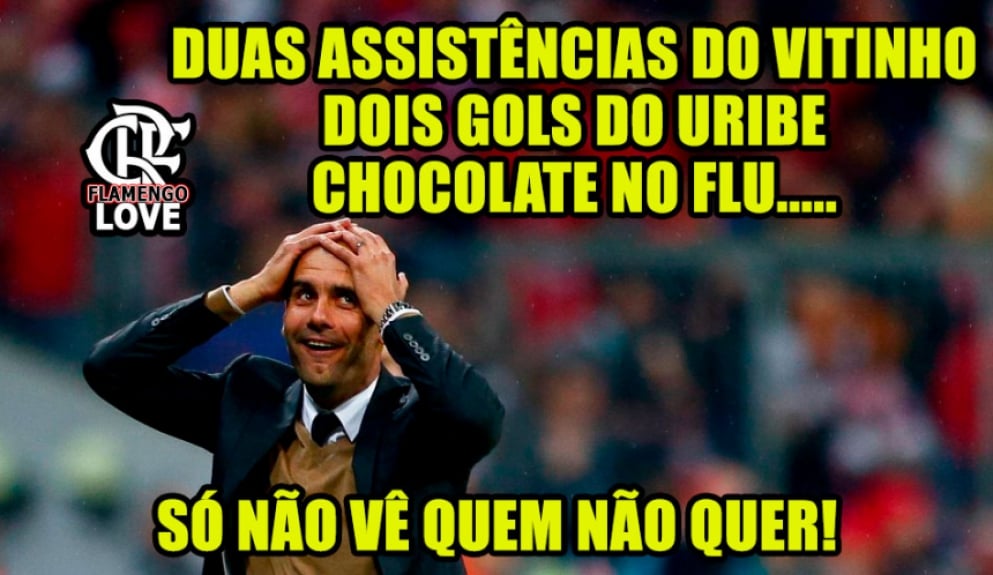 Os melhores memes da vitória do Flamengo sobre o Fluminense