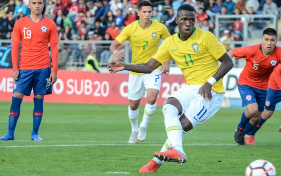 Vinicius J&uacute;nior - Sele&ccedil;&atilde;o Sub 20