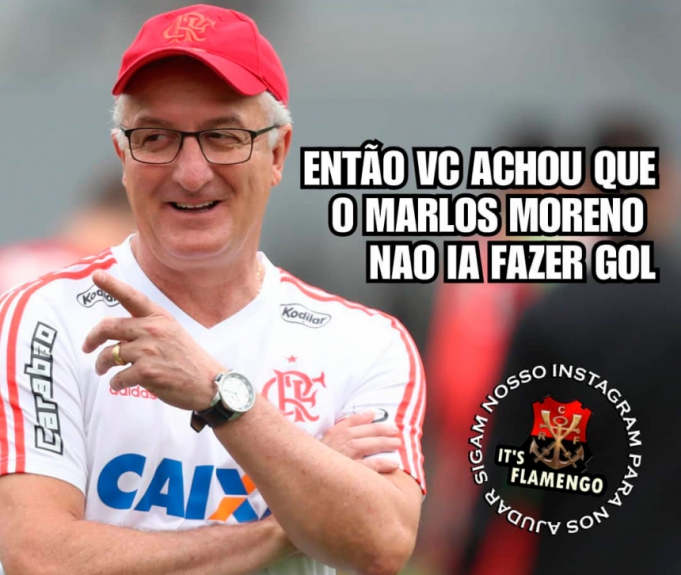 Rubro-negros fazem piadas com gol de Marlos Moreno contra o Palmeiras