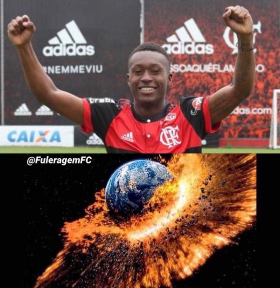 Rubro-negros fazem piadas com gol de Marlos Moreno contra o Palmeiras