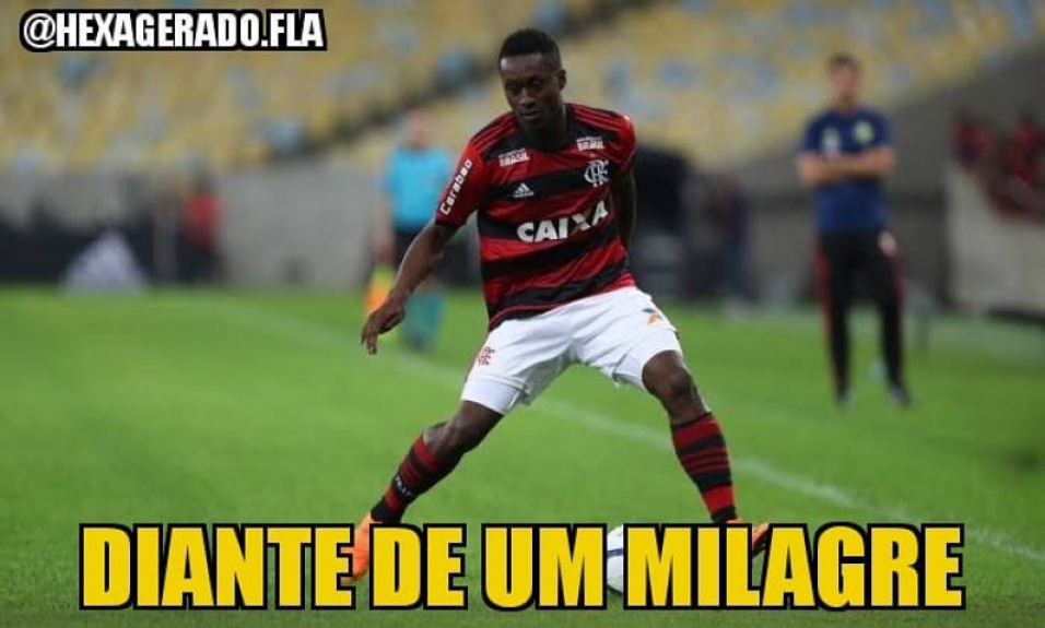 Rubro-negros fazem piadas com gol de Marlos Moreno contra o Palmeiras