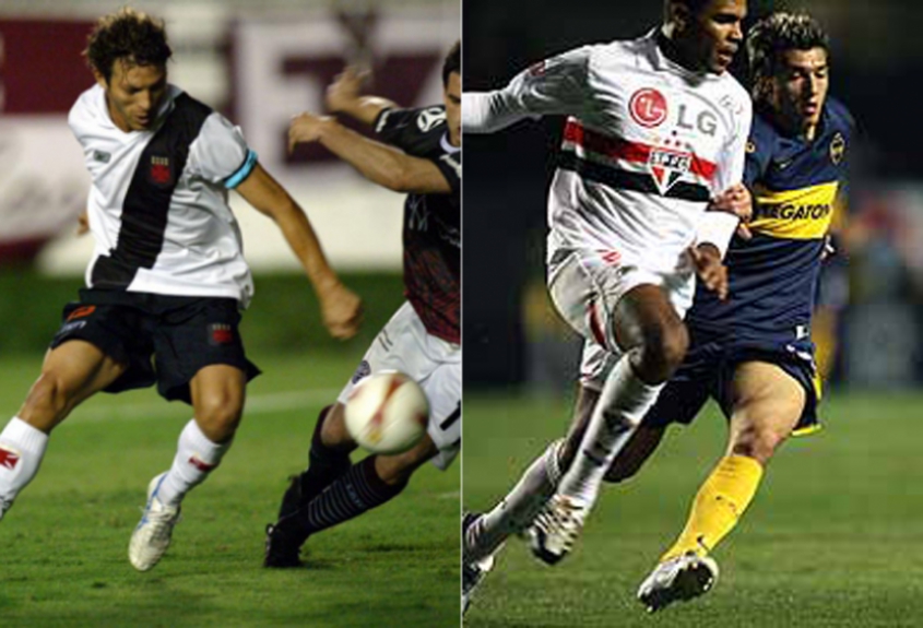 Montagem - S&atilde;o Paulo  nas quartas de final da Sul Americana em 2007