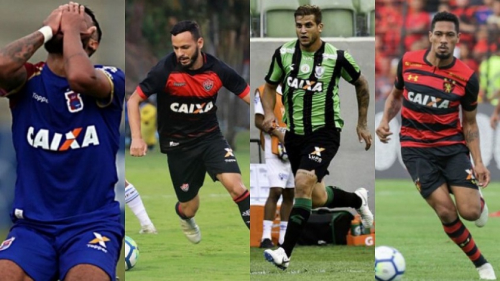 Montagem - Paran&aacute;, Vit&oacute;ria, Am&eacute;rica-MG e Sport
