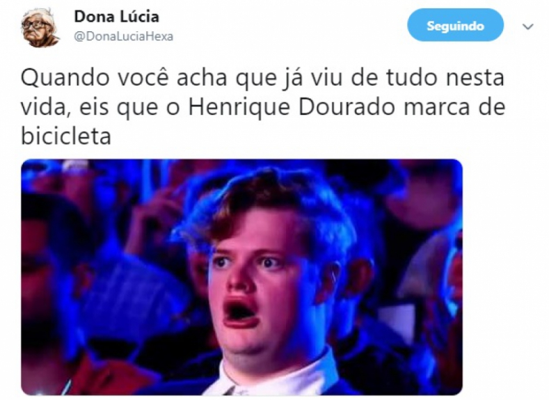 Bicicleta do Ceifador rendeu memes nas redes sociais