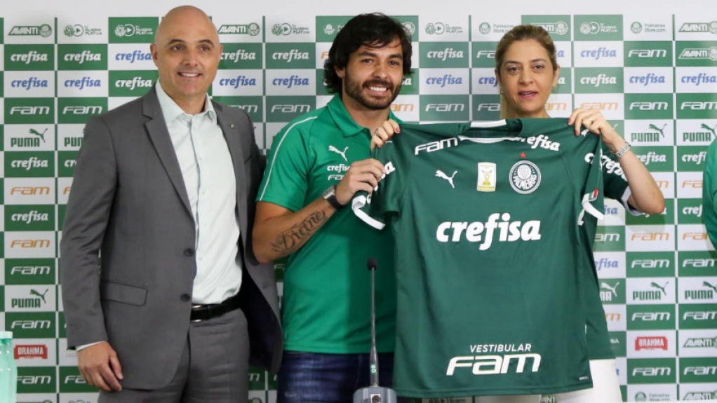 Apresenta&ccedil;&atilde;o de Ricardo Goulart no Palmeiras