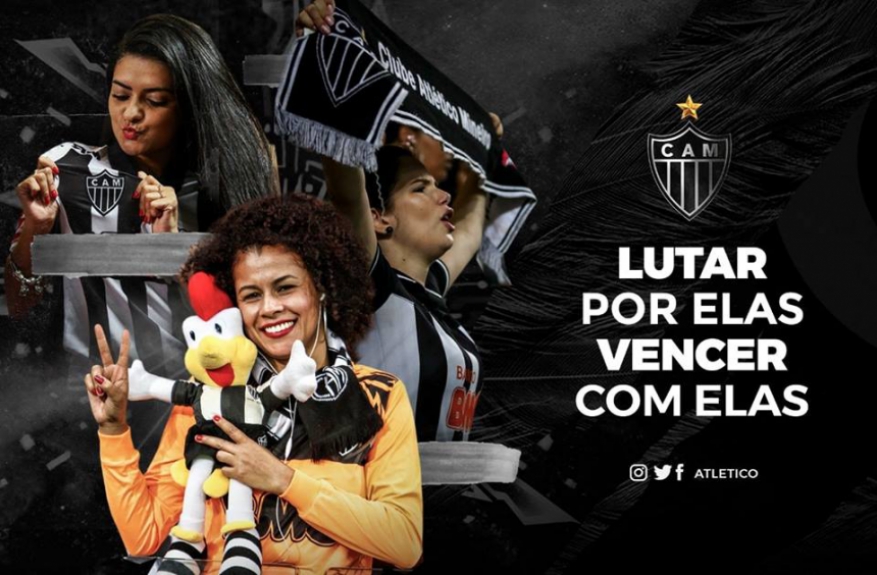 O Galo ressaltou as diferentes gera&ccedil;&otilde;es da torcida feminina