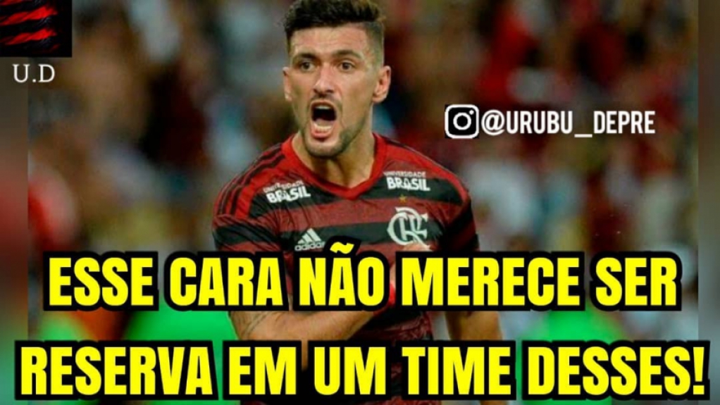Rubro-negros fazem memes com Arrascaeta na reserva em derrota na Libertadores