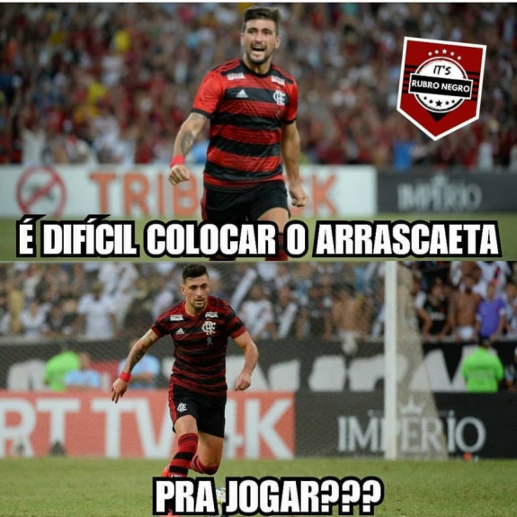 Rubro-negros fazem memes com Arrascaeta na reserva em derrota na Libertadores