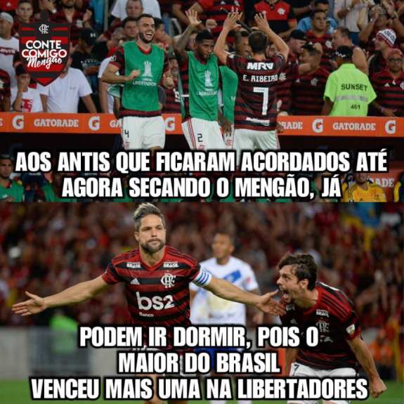 Os melhores memes de Flamengo 6 x 1 San Jos&eacute;