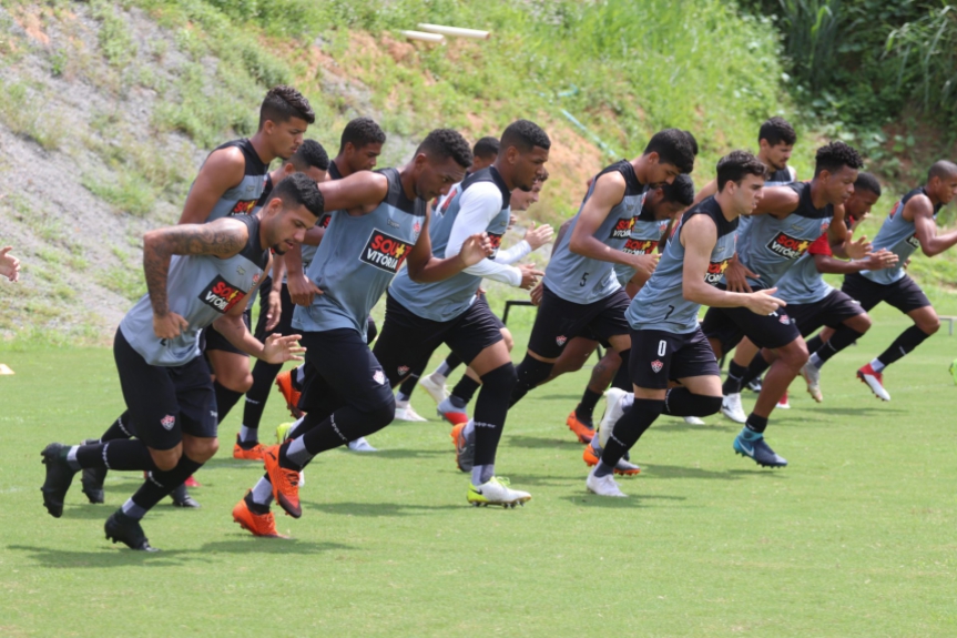 Treino do Vit&oacute;ria