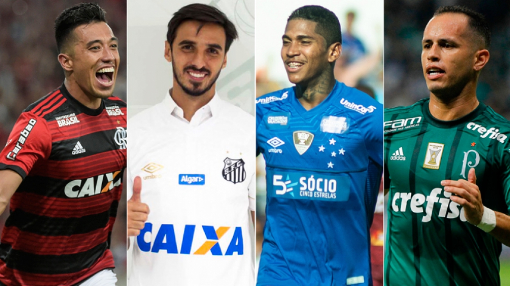 Montagem - Bryan Ruiz, Uribe, Raniel e Guerra