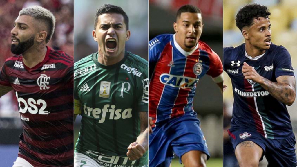 Gabigol, Dudu, Gregore e Allan