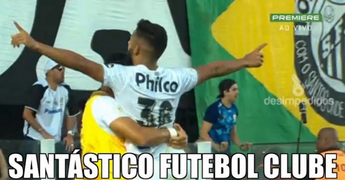 Santistas tiram onda liderança e provocam o Palmeiras em memes LANCE