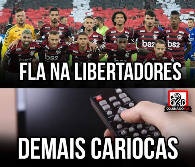 Euforia rubro-negra: os memes da classificação sobre o Emelec