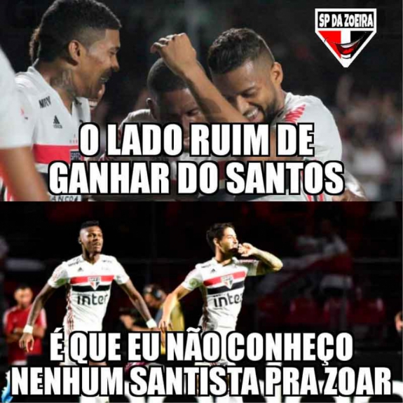 Os memes da vitória do São Paulo sobre o Santos LANCE