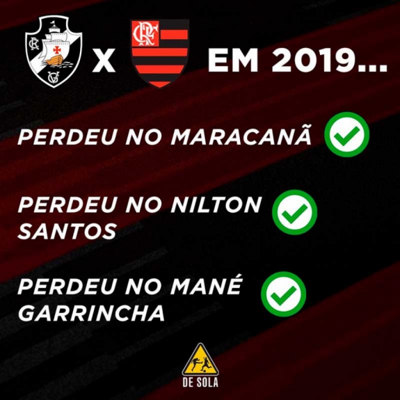 Memes do Brasileirão: Vasco 1 x 4 Flamengo
