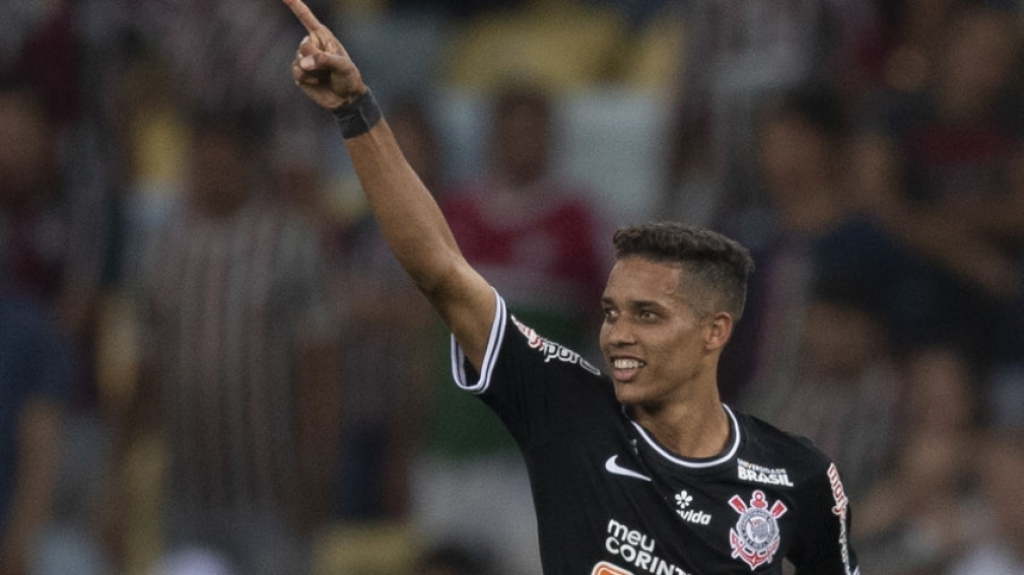 Fluminense x Corinthians - Pedrinho comemora seu gol
