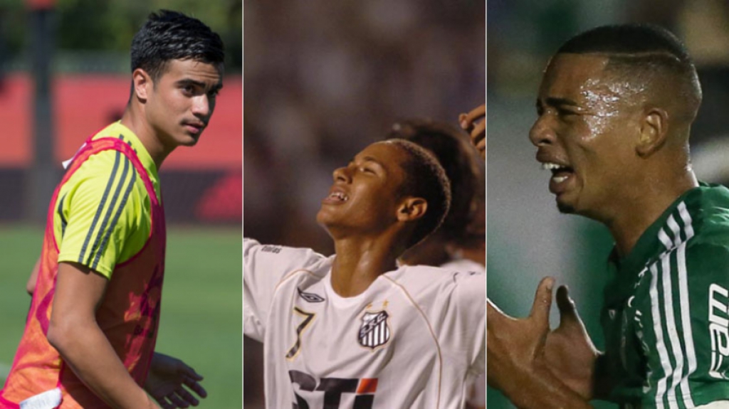Montagem Reinier Neymar Gabriel Jesus