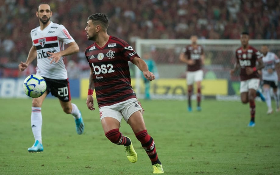 Flamengo x S&atilde;o Paulo - Arrascaeta