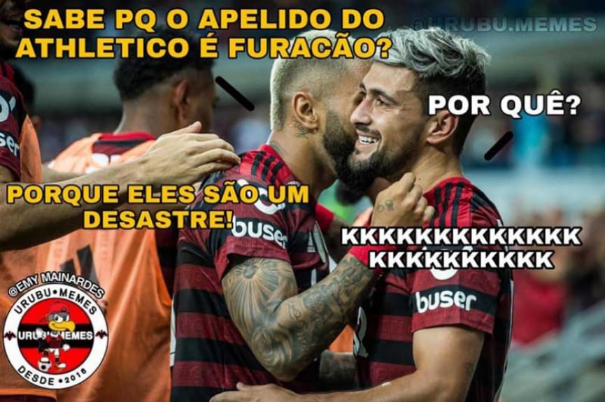 Brasileirão: os memes de Athletico-PR 0 x 2 Flamengo