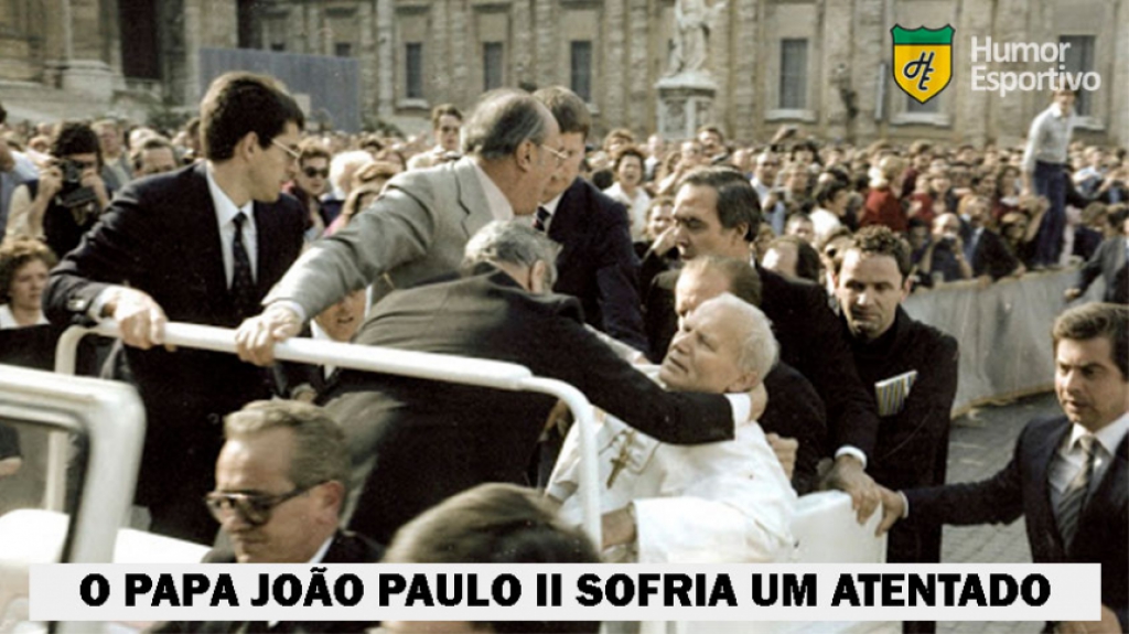 O mundo em 1981 - Um atentado contra o Papa Jo&atilde;o Paulo II abalava o Vaticano. Ele foi atingido por dois tiros dados por um terrorista turco na Pra&ccedil;a de S&atilde;o Pedro