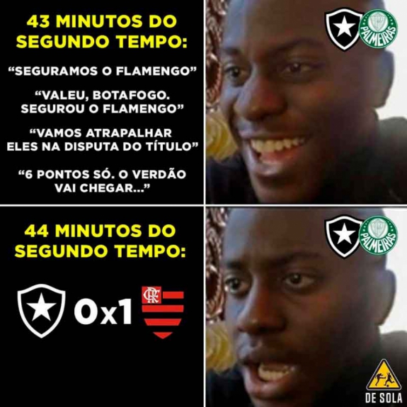 Brasileirão: os memes de Botafogo 0 x 1 Flamengo