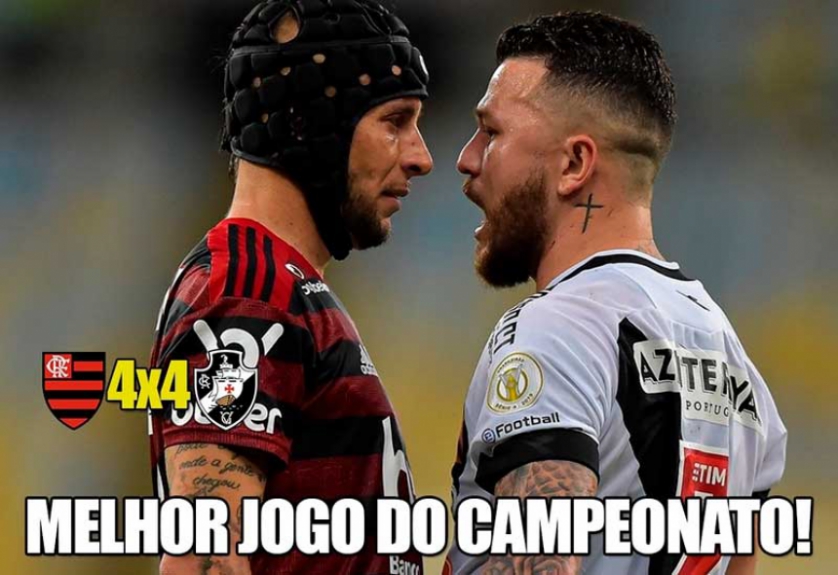 Brasileirão: os memes de Flamengo 4 x 4 Vasco da Gama