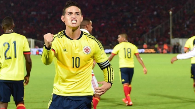 HOME - Chile x Colômbia - Eliminatórias para Copa-2018 - James Rodriguez (Foto: Martin Bernetti/AFP)