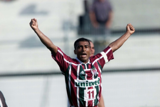Romário teve bons momentos pelo Fluminense, mas não conquistou títulos