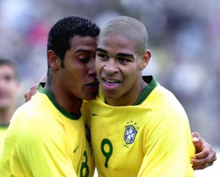 Em 2001, Adriano era referência da Seleção Brasileira do Campeonato Sul-Americano Sub-20