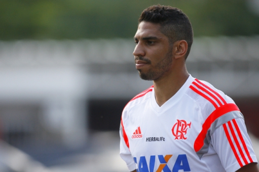 Wallace - Treino do Flamengo (Foto: Bruno de Lima/ LANCE!Press)
